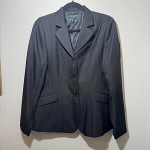 Dublin Black Equestrian Show Jacket Traditional Polyester Horse Riding Blazer